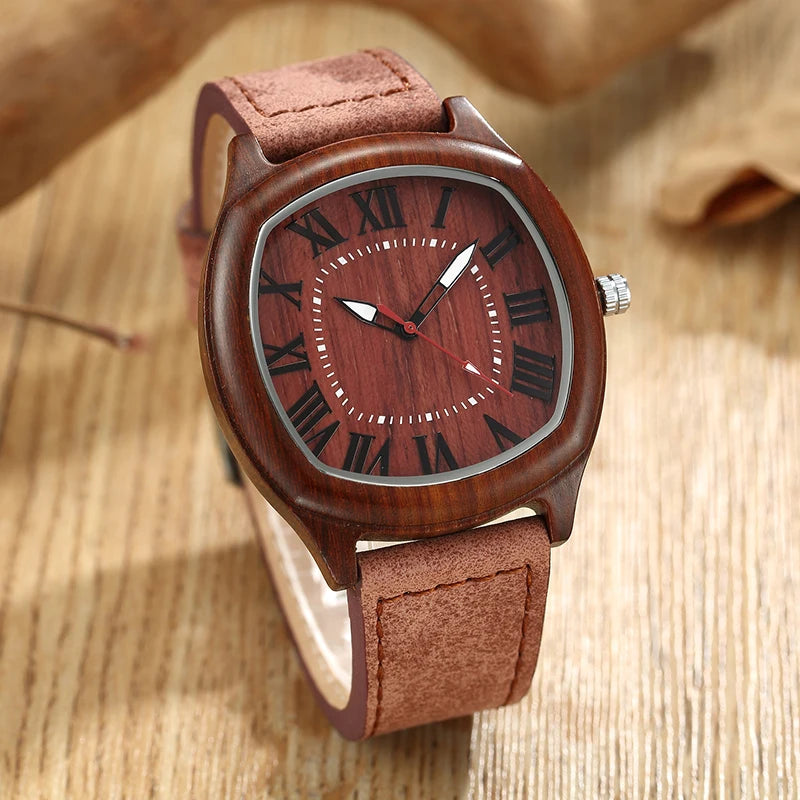 Reloj de bambú unisex