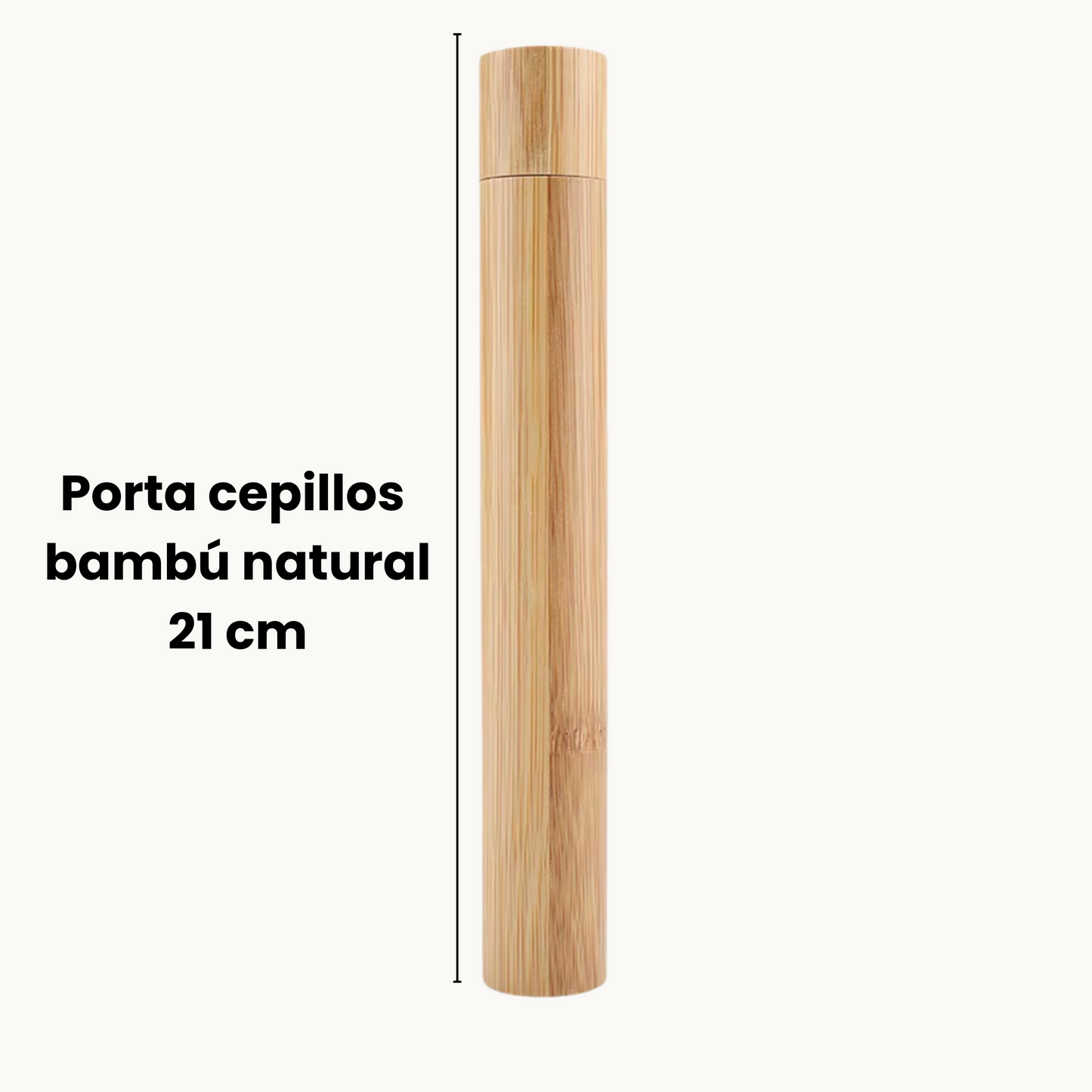 Funda portacepillos bambú