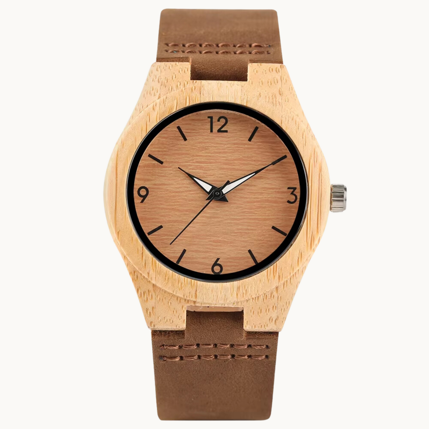 Reloj de bambú para mujer