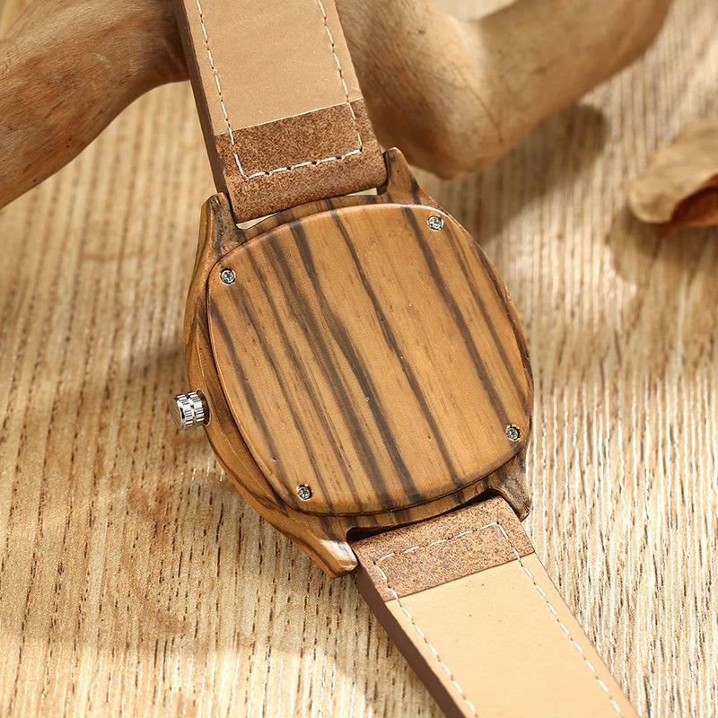 Reloj de bambú unisex